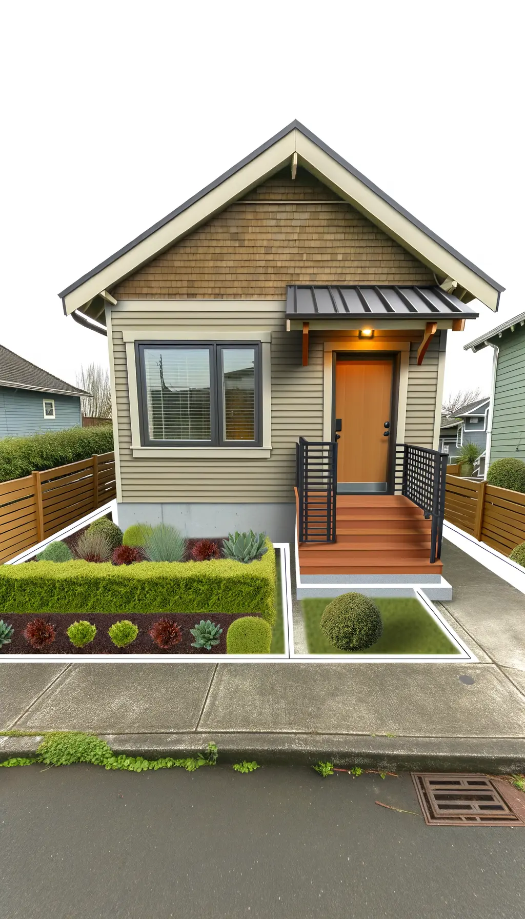 Suburban Home Exterior Remodel: Modern and Charming Enhancements