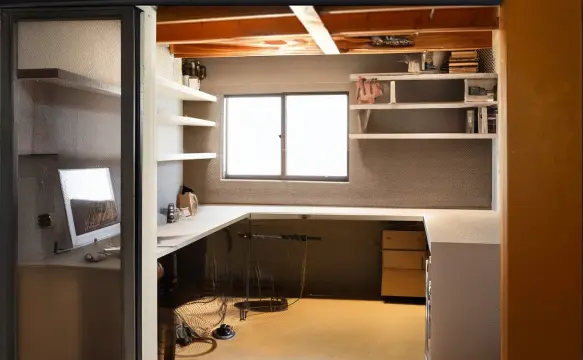 Transforming a Basement into a Modern Home Office