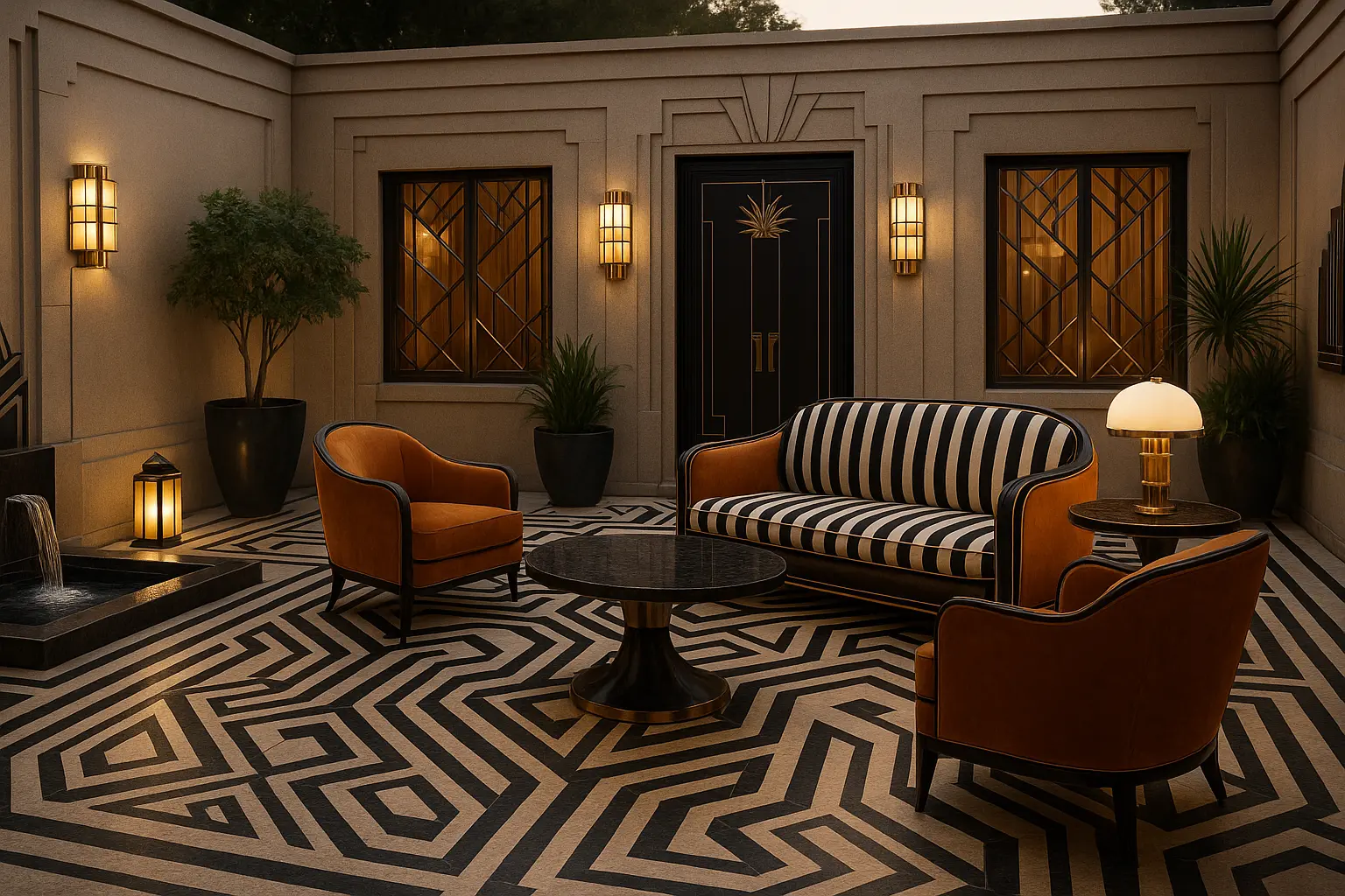 Elegant Art Deco Patio Remodel – Transform Your Outdoor Space