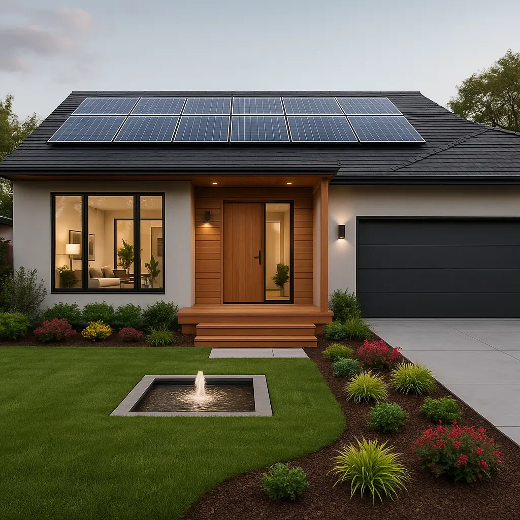 Modern Home Facade and Front Yard Remodel for Enhanced Curb Appeal