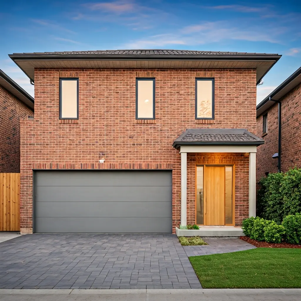 Exterior Remodel Ideas: Modern Brick House Transformation