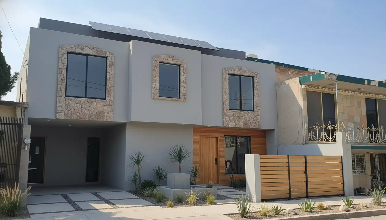 Minimalist Exterior Remodel: Modernize Your Home with Light Colors and Quarry Accents | Over-6-Month Project