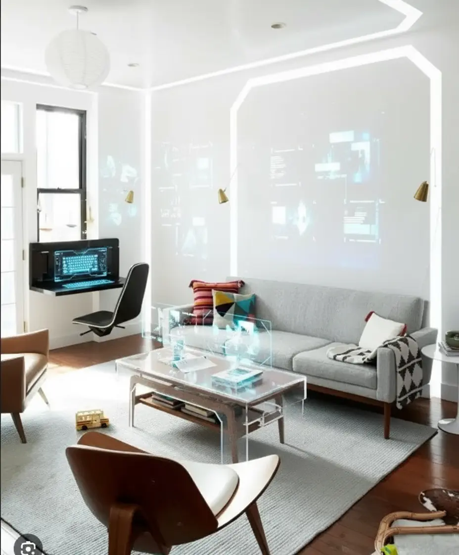Transform Your Living Room: A Futuristic Remodel with LED Lighting and Smart Home Features