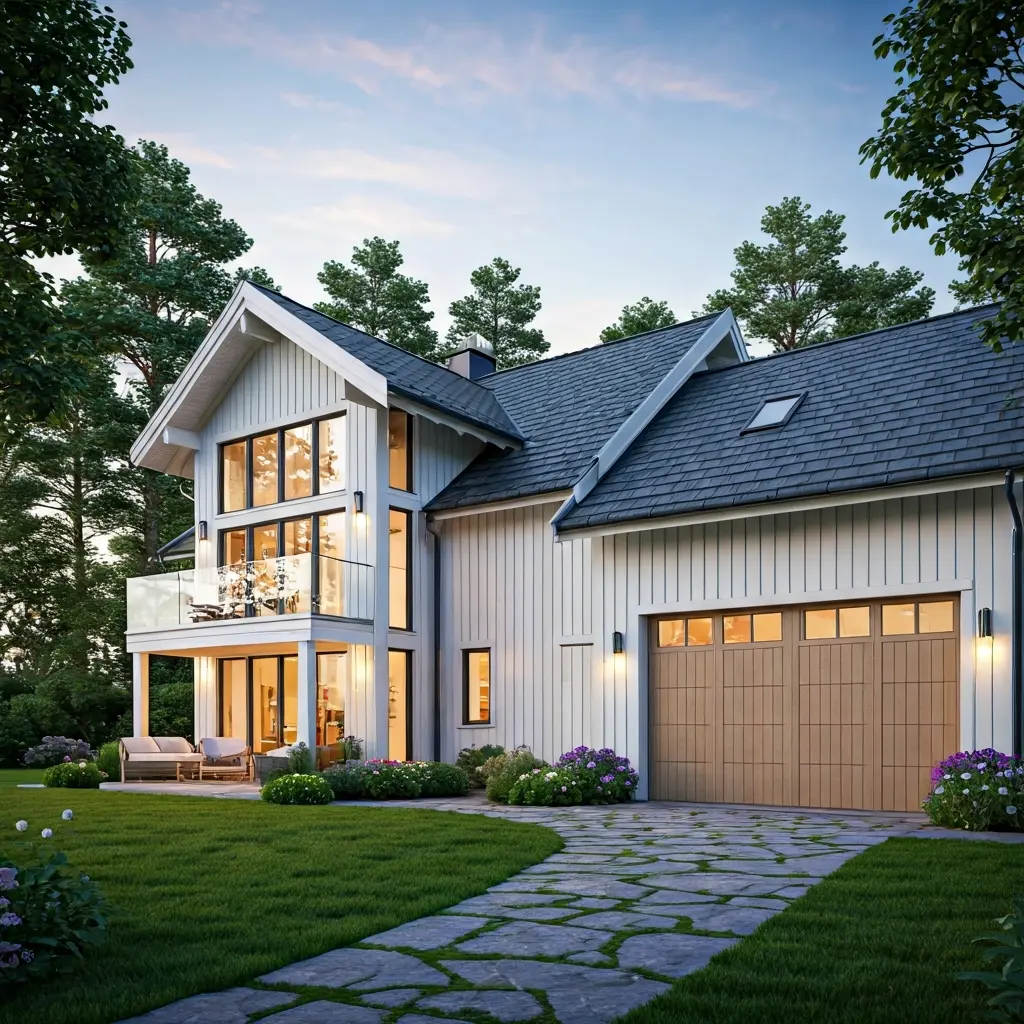 Exterior Remodel: Nordic-Style Home Transformation with Modern Luxury