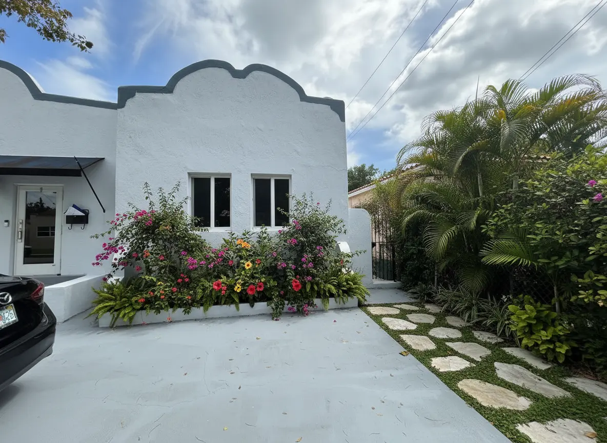 Exterior Remodel: Tropical Transformation for a Coconut Grove Inspired Home