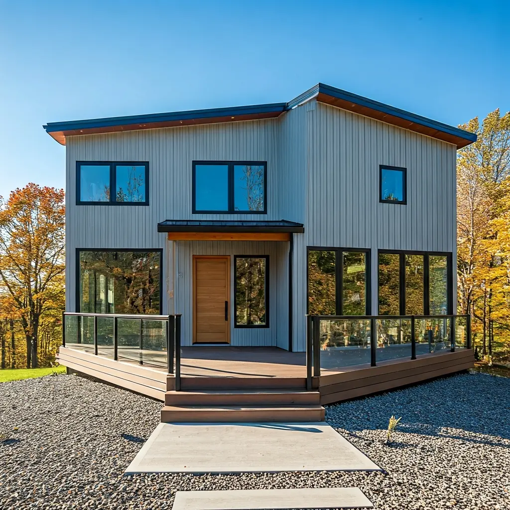 Modern Exterior Remodel: Design Ideas & AI-Generated Visualization